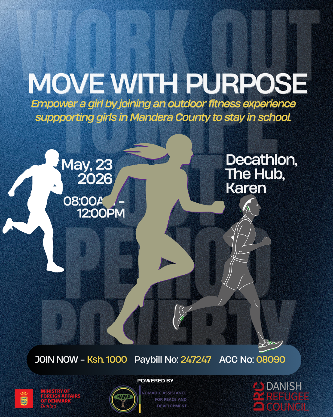 Work Out To Wipe Out Period Poverty