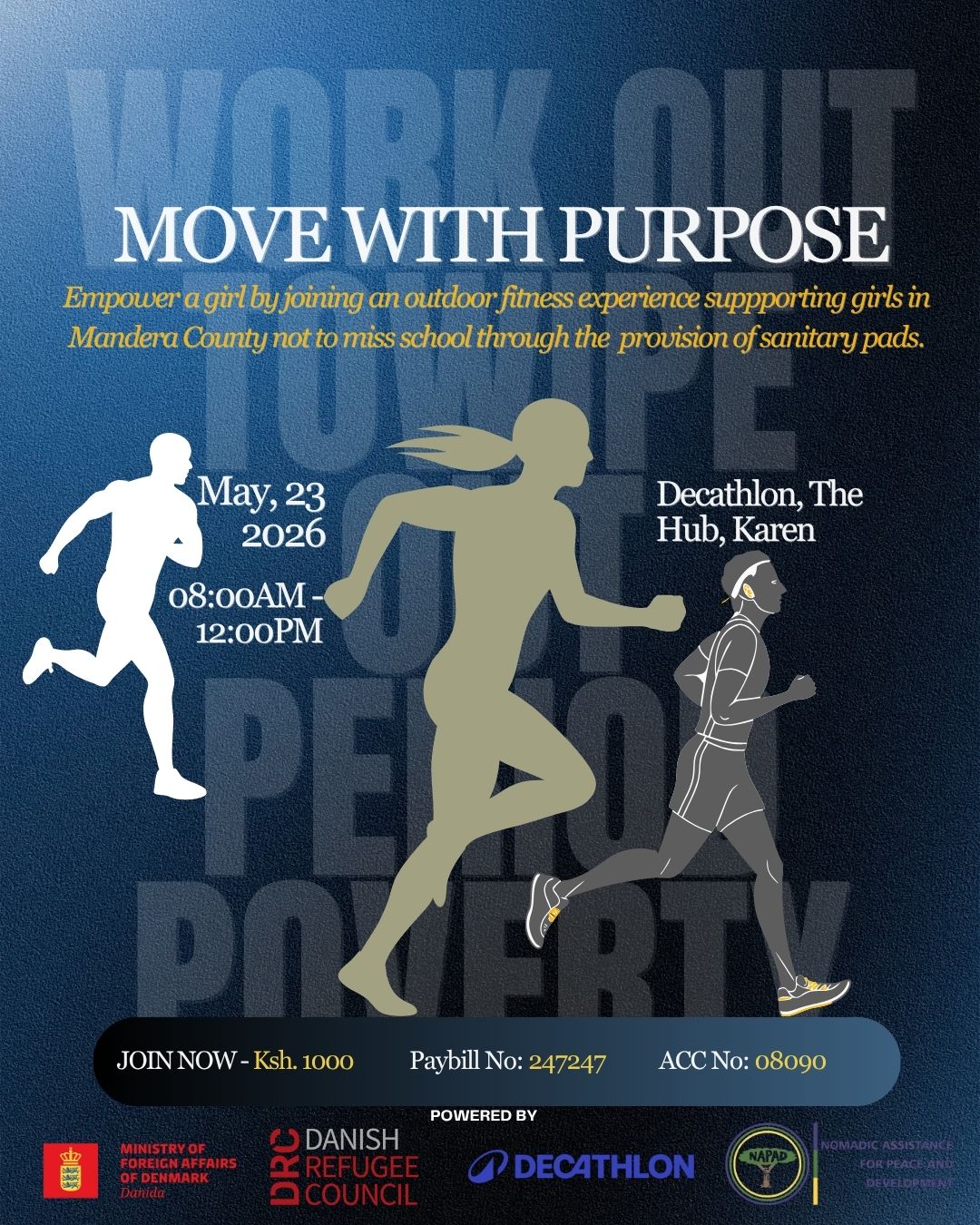 Work Out To Wipe Out Period Poverty